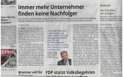 Presseartikel zu Unternehmensnachfolge (1)